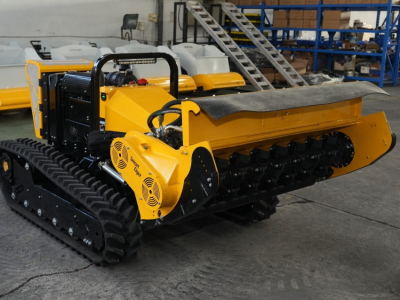 Remote control track mower