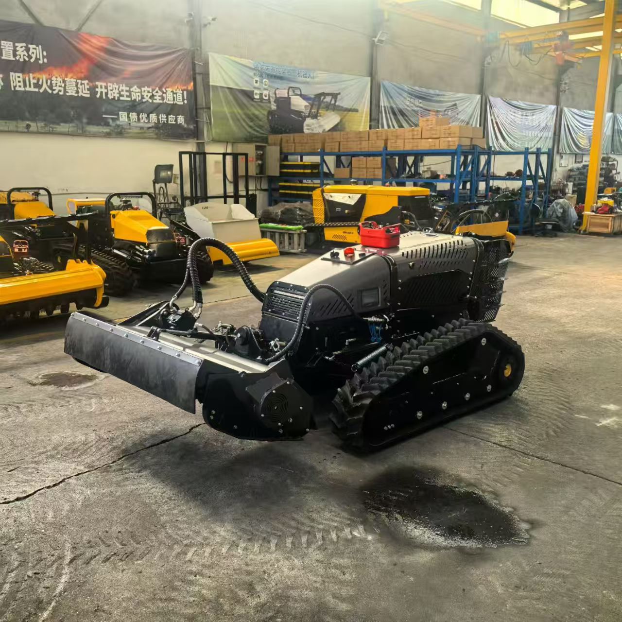 Robotic Hillside Mower