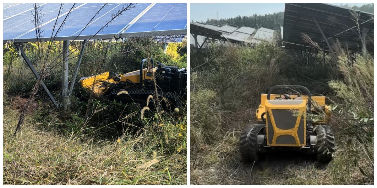 Automatic crawler remote control lawn mower