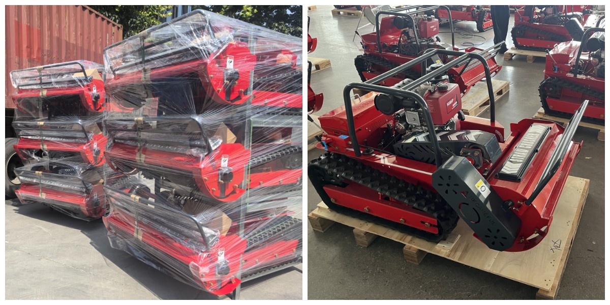 公園や中庭の広い芝生に適した小型のリモコン式芝刈り機