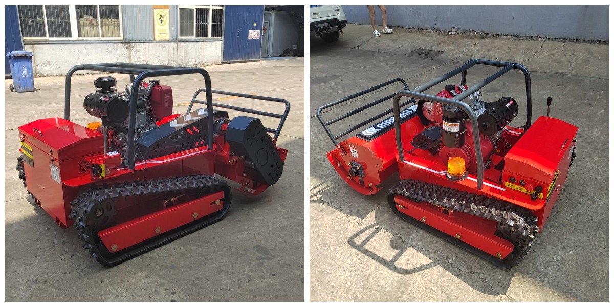 Газонокосилка с дистанционным управлением для всех типов местности