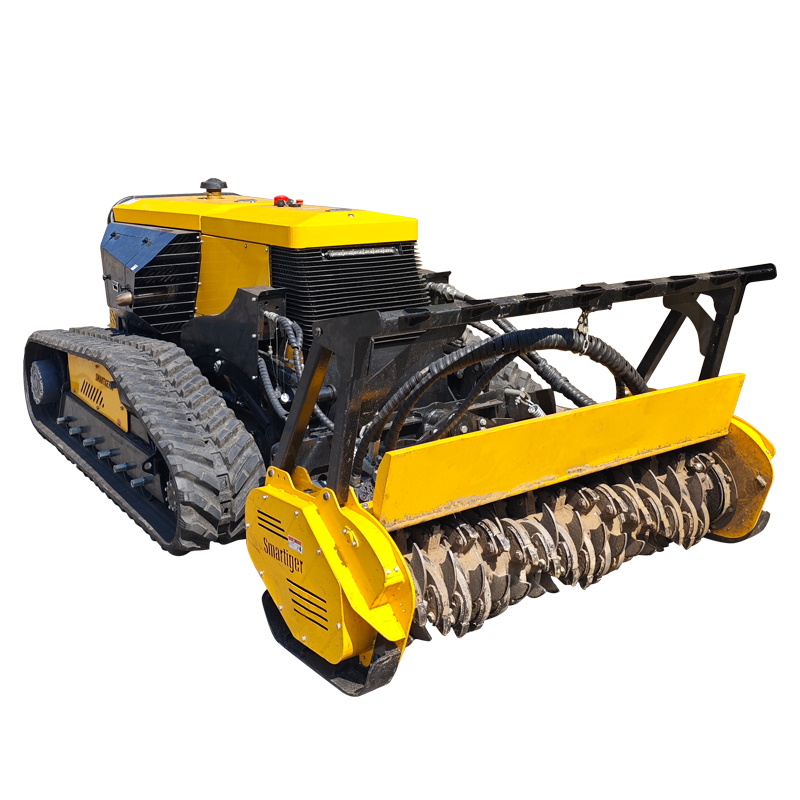 Remote controlled flail mower