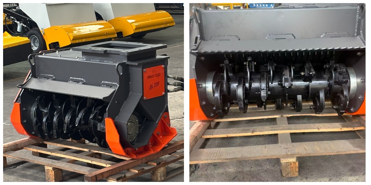 EX700 EX900 Excavator Mulcher for 5‑16 Ton Excavators | Equipment for Land Reclamation & Firebreak Clearing