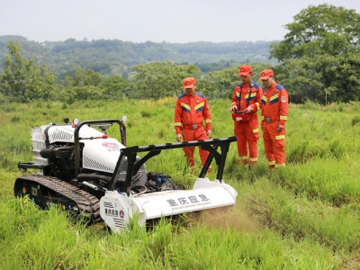 روبوت إنشاء حاجز الحريق يدخل الخدمة