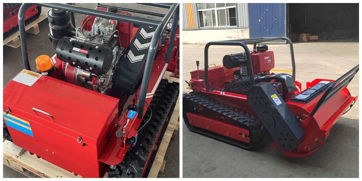 gas powered remote control lawn mower