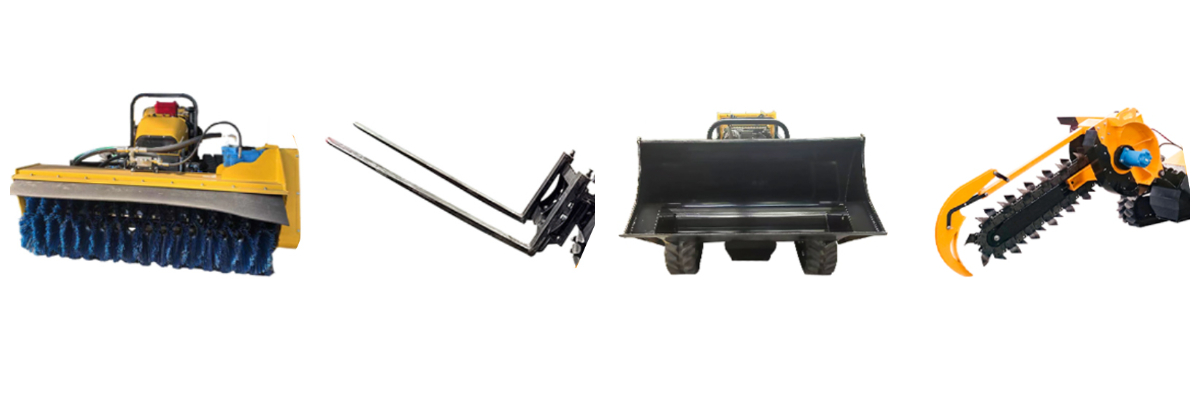 آلة تقطيع الغابات للجرارات ذات التحميل الأمامي