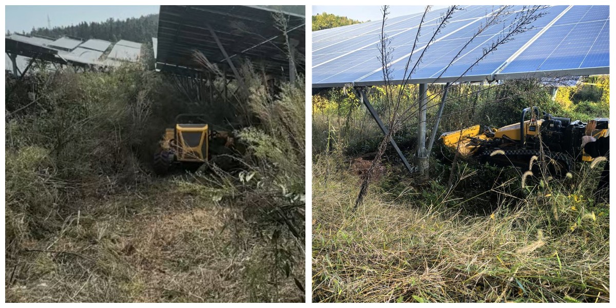 Automatic crawler remote control lawn mower