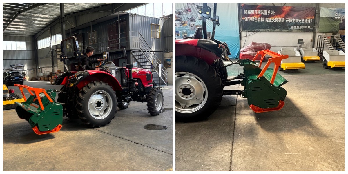 All-Terrain Tractor Mounted Stump Clearing Attachment All-Terrain Tractor Mounted Stump Clearing Attachment
