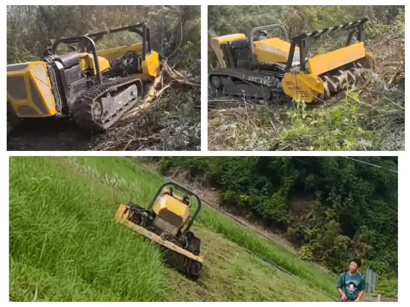 Remote Control Forestry Mulcher Remote Control Forestry Mulcher
