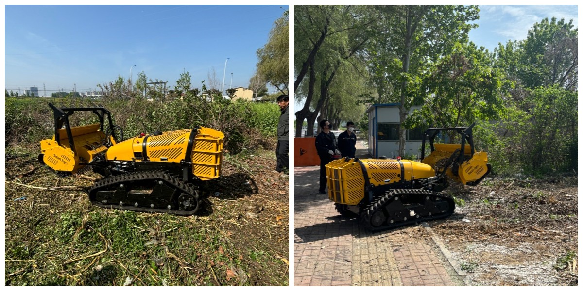 Broyeur de branches télécommandé