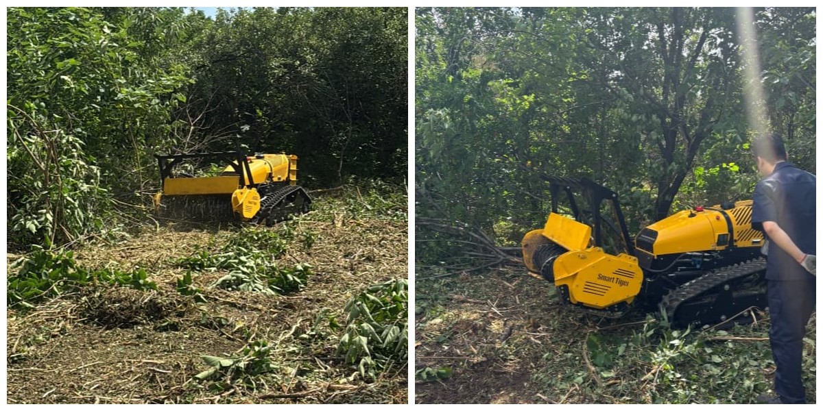 Smartiger Remote-Controlled Mower: Building Forest Firebreaks Safely on Steep Slopes Smartiger Remote-Controlled Mower: Building Forest Firebreaks Safely on Steep Slopes