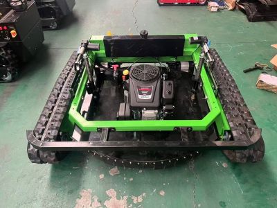 Cortador de Relva Inclinado Controlado por Controlo Remoto Mini com Esteiras
