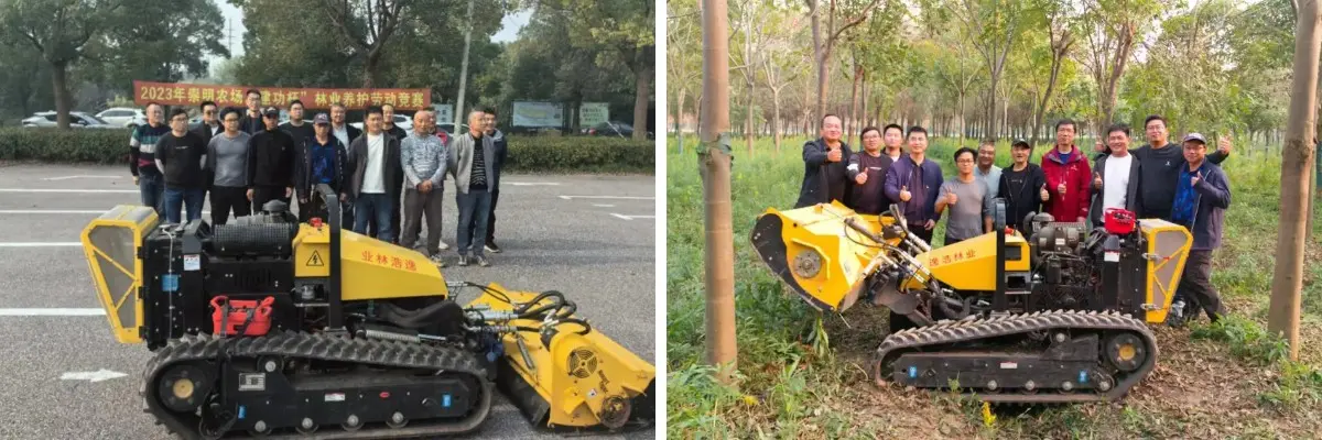 Лесное хозяйство Шанхая Ихао увеличило эффективность прополки в 10 раз с помощью полностью гидравлических газонокосилок Huaying Лесное хозяйство Шанхая Ихао увеличило эффективность прополки в 10 раз с помощью полностью гидравлических газонокосилок Huaying