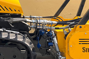 track driven lawn mower