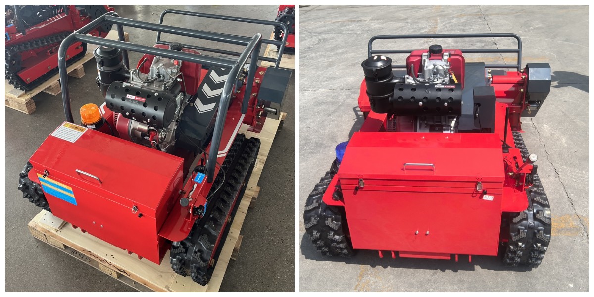 Полнопроходная газонокосилка с дистанционным управлением