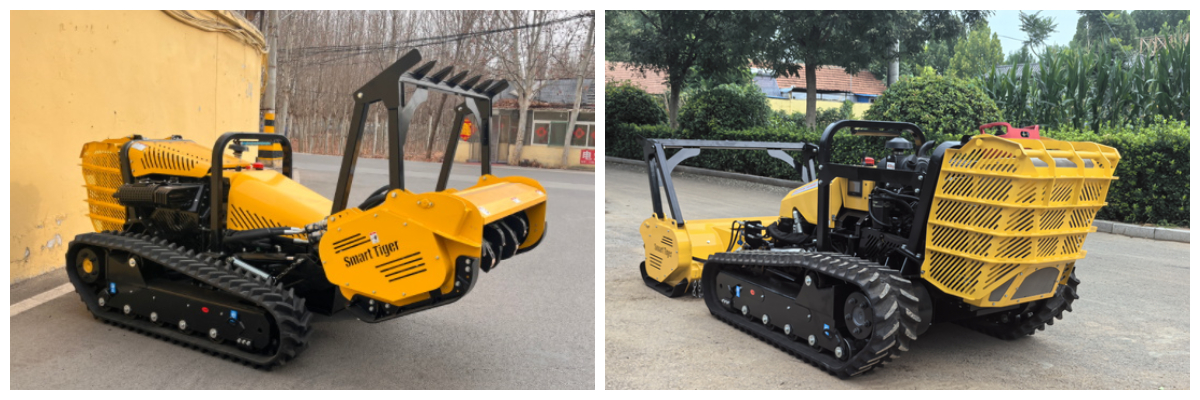 جزازة العشب الزاحفة الأوتوماتيكية التي يتم التحكم فيها عن بعد