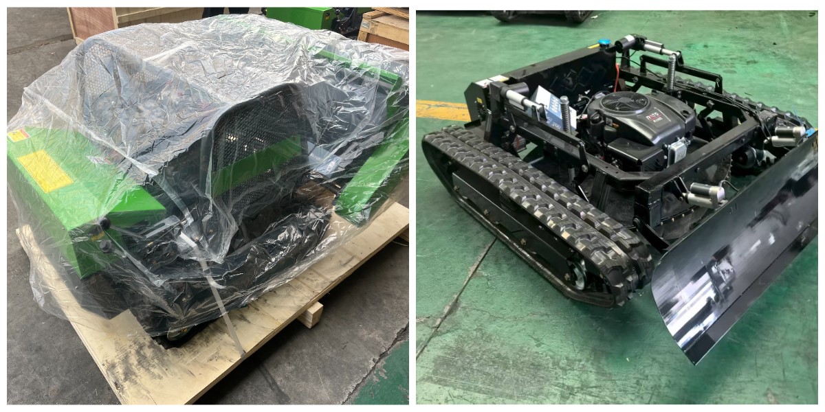 遠隔操作式クローラ型草刈機 - 一括クローン 遠隔操作式クローラ型草刈機 - 一括クローン
