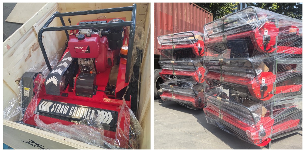 Полнопроходная газонокосилка с дистанционным управлением