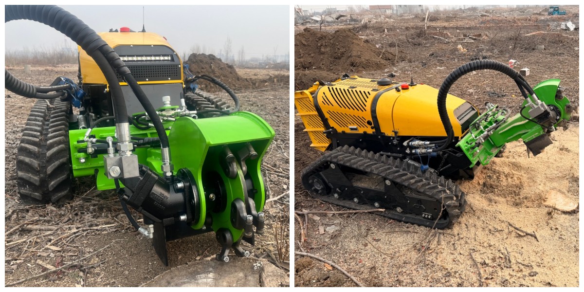 آلة طحن جذوع الأشجار مناسبة لطحن وسحق جذوع الأشجار