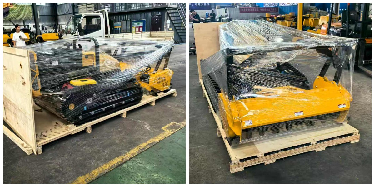 Automatic crawler remote control lawn mower