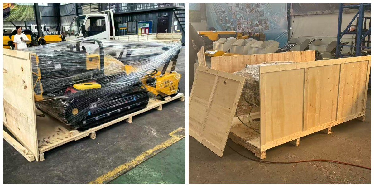 Remote control lawn mower for steep slopes