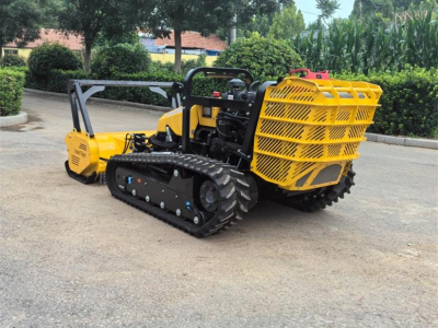 حل احترافي لإزالة نشارة الخشب من الأراضي الحرجية - آلة تقطيع الخشب الذكية التي يتم التحكم فيها عن بُعد