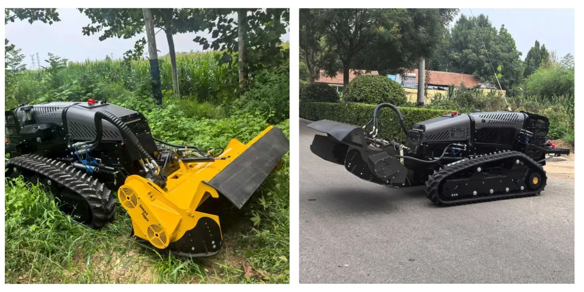 Cortacéspedes Orugas Controlados Remotamente vs. Cortacéspedes Tradicionales