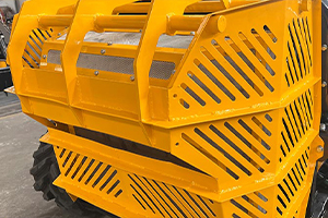 track driven lawn mower