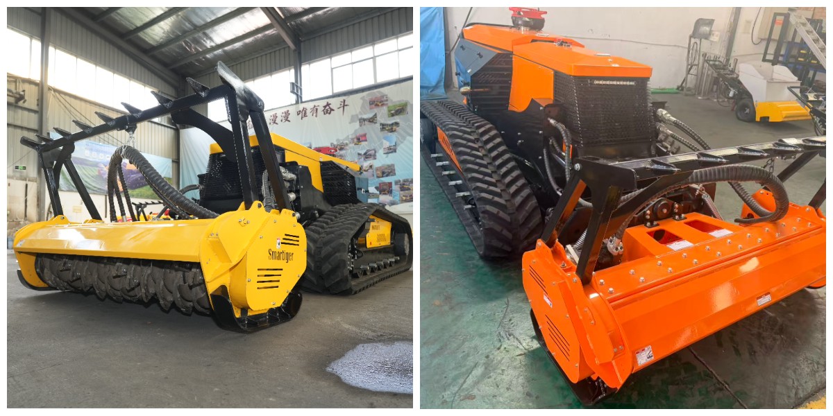 森林火災安全通路開通用ブルドーザー