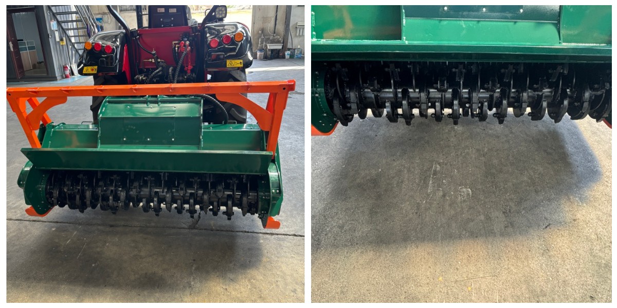 All-Terrain Tractor Mounted Stump Clearing Attachment All-Terrain Tractor Mounted Stump Clearing Attachment