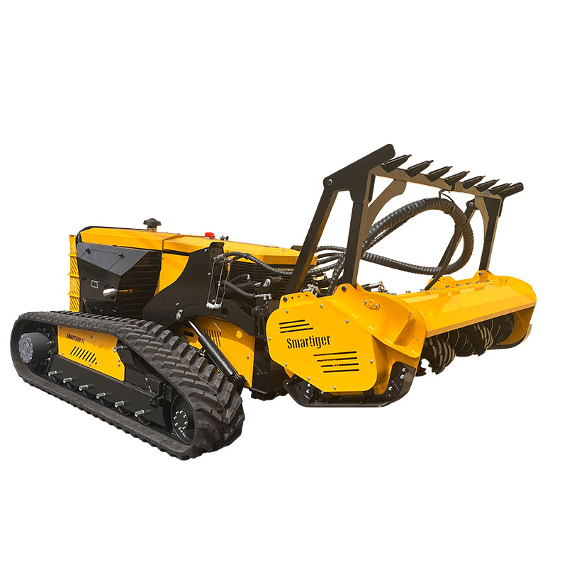 remote mower on tracks